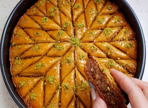 تصویر 2 از فروش باقلوا گلابتون کاشان + قیمت خرید به صرفه